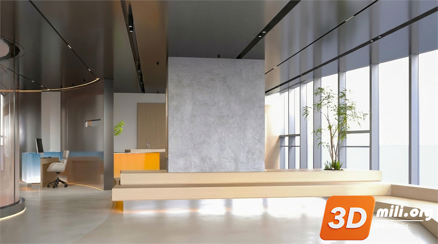 Lobby front desk Skp Files 